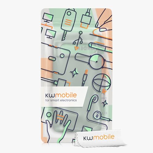 kwmobile Case Compatible with Google Pixel 7 Case - TPU Silicone Phone Cover with Soft Finish - Rainwashed Green - Image 6