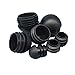 4/8Pcs Black Domed Round Plastic Black Blanking End Caps Tube Pipe Inserts Plug 13 16 19 20 22 25 28 30 32 35 38 40 42 45-76mm (Color : 8PCS, Size : 40mm)