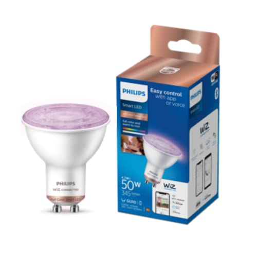 Philips Smart 4.7W (Eq.50W) GU10 Spot LED Bulb |Wiz Connected Dec...