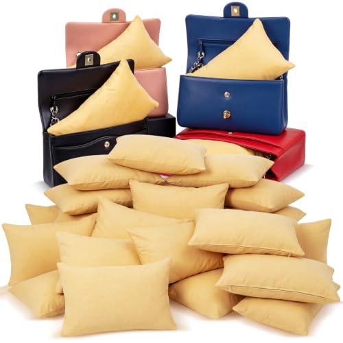 Image of Xuhal 40 Pcs Purse Insert Pillows Set Fillers to Keep Shape, Uniform, Gold