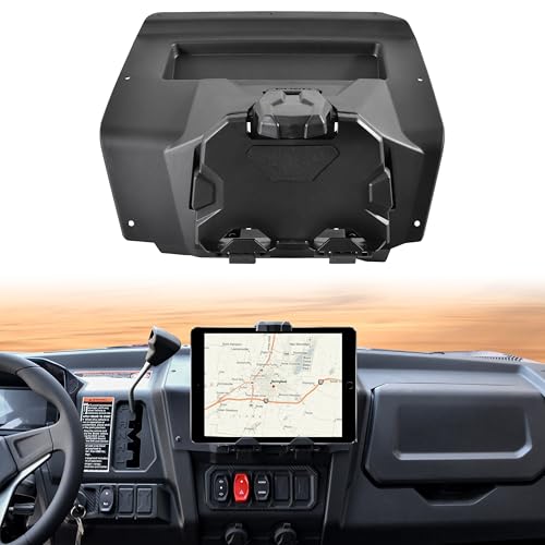 SLORIMOD Tablet Holder for CFMOTO UFORCE 1000/1000 XL 19-25, Adjustable Electronic Device Mount Navigator Bracket Mount Holder with Storage Box for CFMOTO UFORCE 1000/1000 XL 2019-2025 Accessories