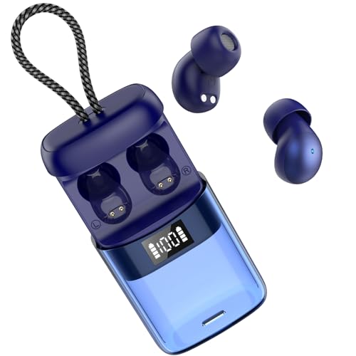 Sleep Earbuds Bluetooth 6.0 in Ear, Sleep Headphones with Sleep Monitor APP, 2026 Mini Sleep Ear Buds with Small Earplugs for Side Sleepers, 48H Playtime Sleep Earphones with Sleep Mode Deep Blue - image 1