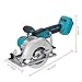 5 Inches Brushless Cordless Circular Saw Compatible with Makita 18V Battery(Tool Only),6500 RPM Compact Circular Saw,20mm Arbor with Blade and Scale Ruler