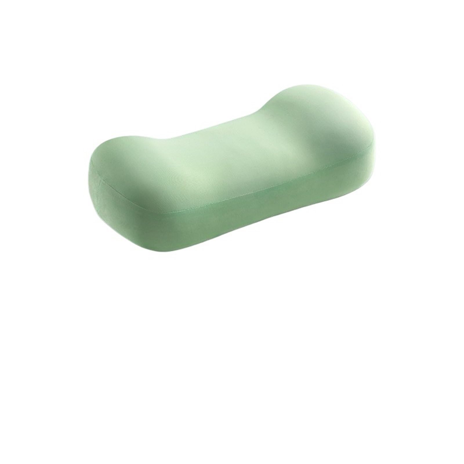 YGSGJSP Latex Pillow ﻿ Office Nap Tool - Ice Silk Pillow, Small, Waist Support, Protection Cushion for adults(Pea green)