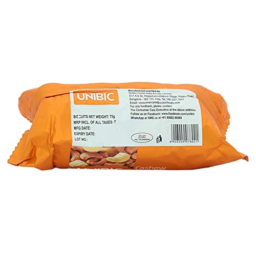 Unibic Cashew Cookies, 75g - Image 2 thumbnail