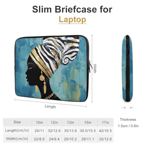 Funda para portátil para mujeres afroamericanas 10 pulgadas miniatura 2