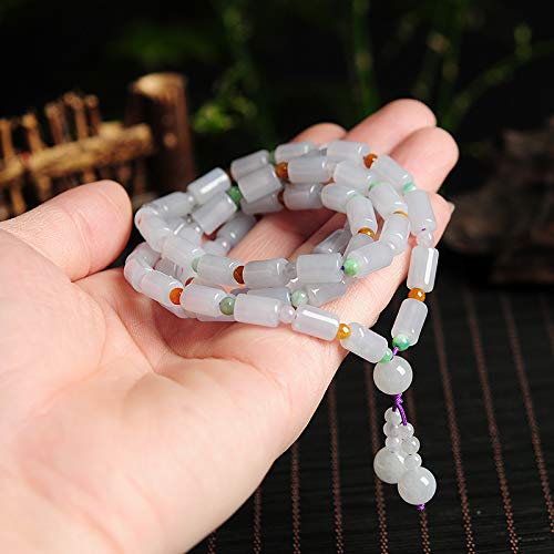 Jade birman naturel résistant : solution bijou 2-en-1 collier et bracelet - 2