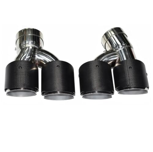 Embout d'échappement en fibre de carbone pour silencieux quadruple BMW G30
