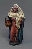 Spanien Oliver Krippenfigur, bekleidet – Träger Gemüse – 12 cm
