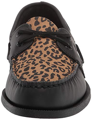 Image of Sperry Men's A /O 2 Eye Boat Shoe, Black, 12