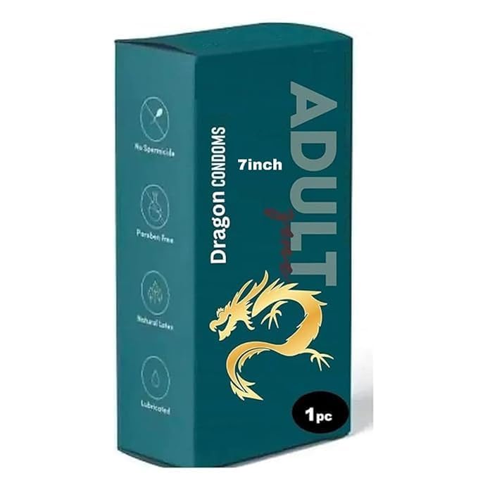Imported Big Size Non Latex Dragon silicon Condom for Men (7 inch)-image-9