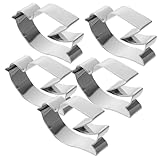 ELAYARD 5Stücke Teiliges Ausstecher für Kekse Taubenförmige Fondant Ausstechformen Herbst Thema Langlebig und Leicht zu Reinigen für Kreative Backideen