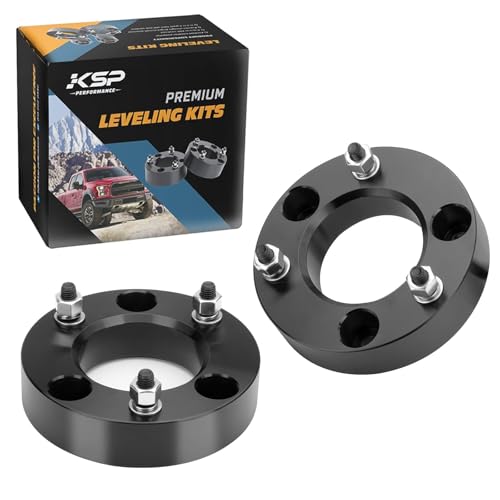 KSP 2-inch Leveling Kit for F150 (2004-2026) 2WD 4WD, Forged Aircraft Aluminum…