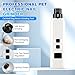 Cat Nail, Safe Cut Cat Nail Trimmer, Nail Trimmer, Two Adjustable with 360° Grinding Settings, Low-Vibration Ultra-Quiet Under 40dB, Easy to Clean, Powerful Enough, Suitable for Cats and Dogs (Black)