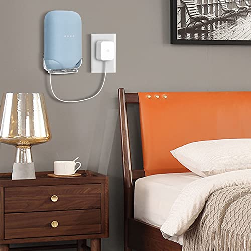 Fixation murale Google Nest Audio support transparent avec passe câble intégré modèle JG02