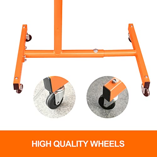 Eisen Equipment Heavy Duty Rolling Tool Table 220 Lb Adjustable Perfect Mobile Tray Table With Tool Drawer And 4 Swivel Wheels Workstation For Shops Garages And Warehouses #TOP7