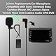 SPTSSWET Autoradio-Mikrofon 3,5 mm Kompatibel mit Sony Kenwood Boss Alpine JVC, Externe Mikrofon für Auto Fahrzeug Haupteinheit Audio Stereo Radio DVD GPS mit Clip-Halterung Freisprechanlagen,3m