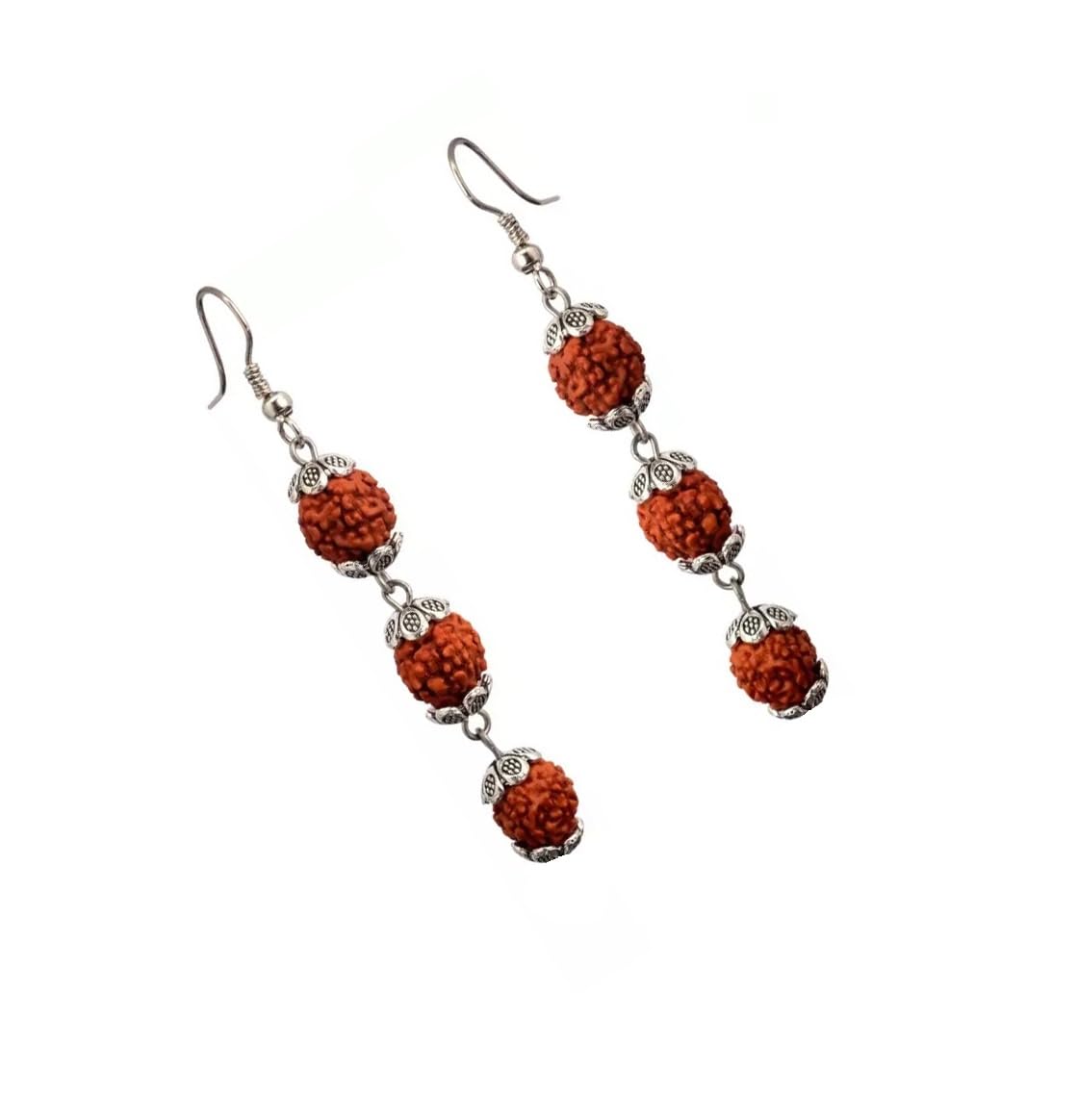 Astroghar Natural Rudraksh Rudraksha Jhumka Earring Pair For Women And Girls (B0DFCYLY75) Amazon Price History, Amazon Price Tracker