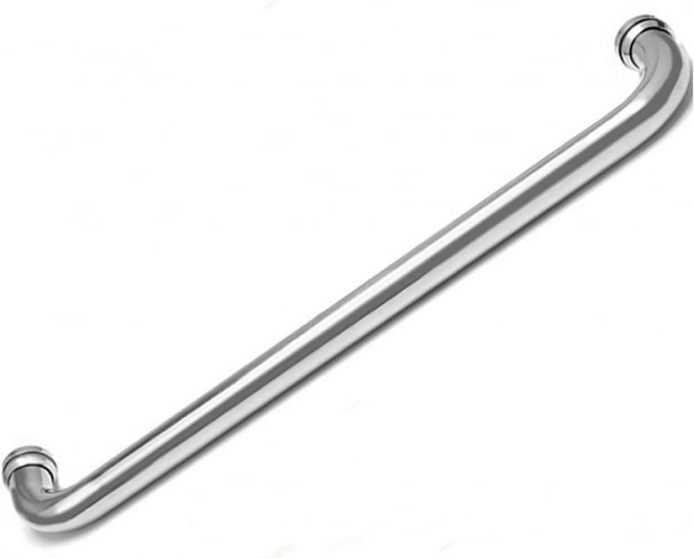 Push and Pull Shower Door Handle Stainless Steel Glass Internal External Door Handles Replacement Bathroom Door Knobs Grab Bar -400mm