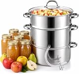 Cooks Standard Steam Juicer Pot 11 Quart Stainless Steel