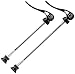 XLC Quick Release Skewers Steel Axles Alloy ends Black.