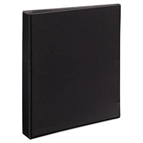 Avery 09300 Durable View Binder W/Nonlocking Ezd Rings, 11 X 8 1/2, 1-Inch Cap, Black #TOP1