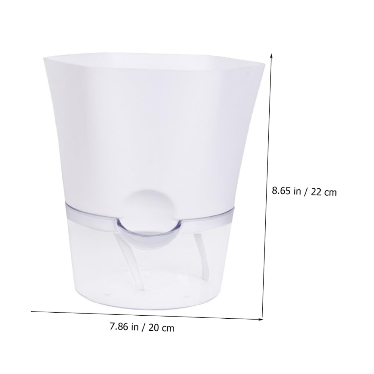 2 Vasi Autoirriganti Per Piante Da Di Irrigazione Automatico Per Fiori Vaso Di Plastica Di Irrigazione Decorativo Viola