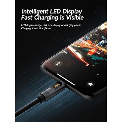 Hagibis USB C Cable, LED Display Silicone 240W Fast Charging Cable with 480Mbps Data Transfer, Type C Fast Charger for iPhone 17 16 15 Pro Max, iPad, MacBook Pro Air (Silver, 3.3FT)
