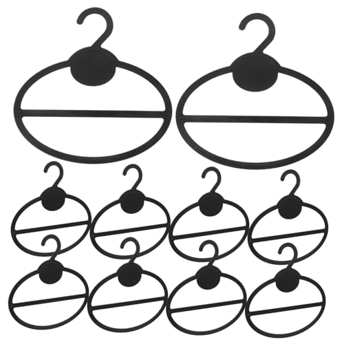 Ciieeo Rotating Scarf Hanger Set 10 Pcs Scarves Holder Circular Pant Hanger for Ties Belt and Accessories