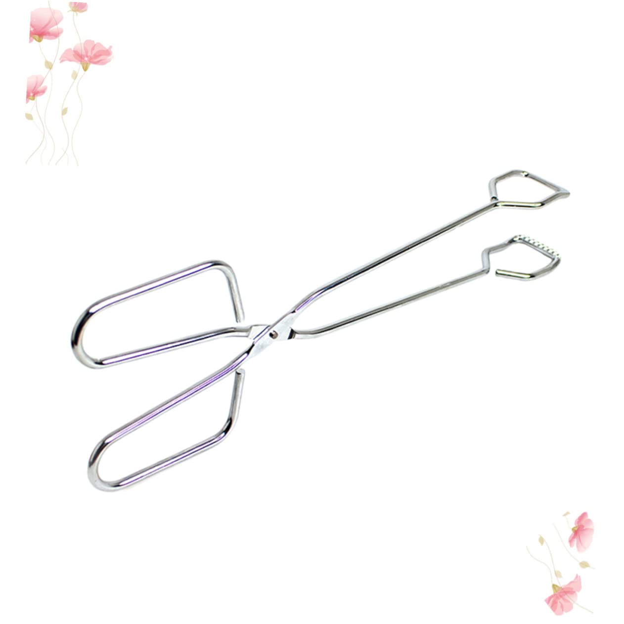 MAGICLULU 4 Pz Clip Di Carbone Pinze Per Piatti Asiatici Pinze Da Buffet All'aperto Pinze Per Alimenti Alla Moda Pinze Per Forbici Da Servizio Mini Frusta Griglia Acciaio Inossidabile Silver