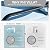 PHI VILLA Outdoor Modern Patio Furniture Set, Upgraded Wicker & Metal Patio Furniture Conversation Set with Waterproof Thick Cushions for Porch, Poolside, Yard (4 Pieces,Blue)