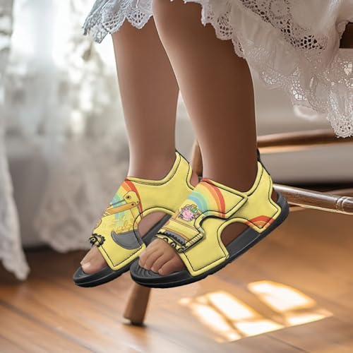 Kids Boys Summer Sports Sandals Open Toe Flat Sandals Non Slip Water Shoes for Beach Pool Swim Water Park Outdoor2