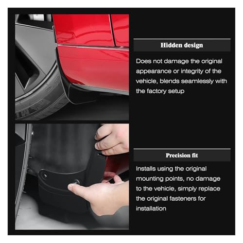 Garde-boue voiture Tesla Model 3 anti-rayures | Solution éclats peinture