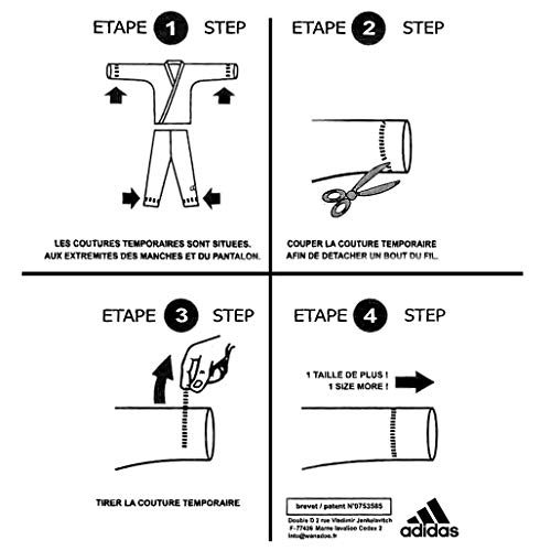 Kimono adidas 200e Evolution enfant pour résoudre le problème de croissance rapide - 6