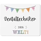 JUNIWORDS Mauspad Mousepad, Bester Dentaltechniker der Welt (5695172)