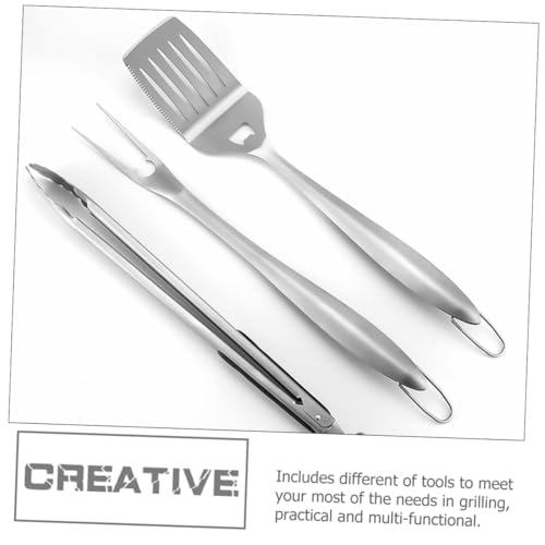Set de 3 utensilios de parrilla VICASKY acero inoxidable miniatura 7