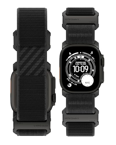 Bracelet Apple Watch Ultra Titan 5 LULULOOK nylon sportif pour sport et quotidien
