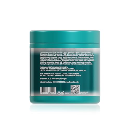 Lowell Moisturizing Mask 450 g Deep Hydration & Repair Restores Softness, Shine and Elasticity for Dry or Damaged Hair - Image 4
