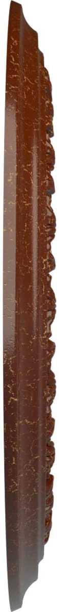 Ekena Millwork CM31CABMC Carlsbad Ceiling Medallion, 31-1/8" x 1-1/2", Burnished Mahogany Crackle