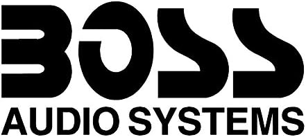WHITE LOGO BOSS AUDIO VINYL DECAL STICKER