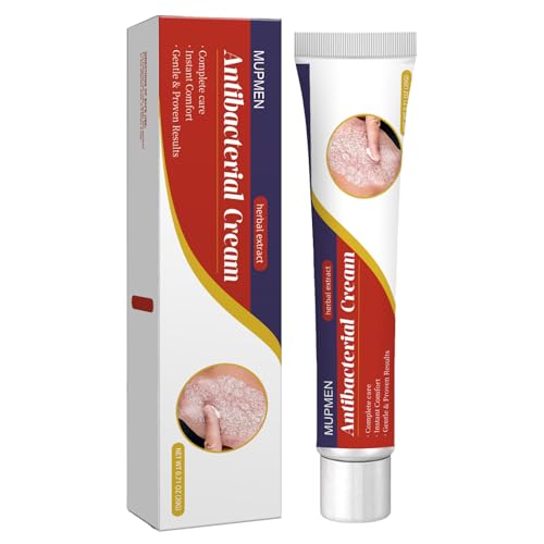 Antibacterial Cream Eczema Cream Itch Relief Cream Fast Relief for Dermatitis Itchy Rashes Psoriasis Ointment Relieves Itchy Skin