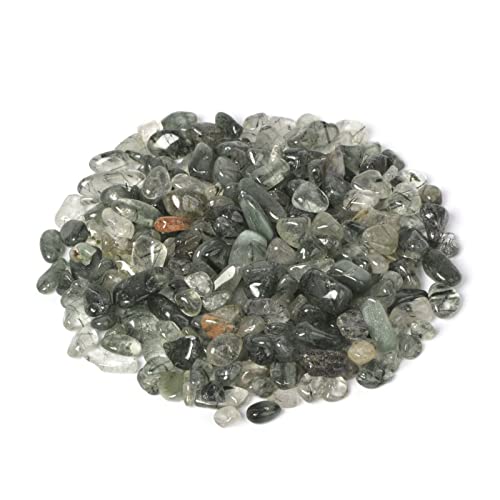 Image of 100 grams Small Tumbled Chips Polished Crushed Stone Crystal Healing Embellishments