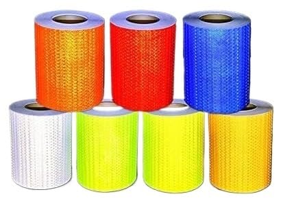 Cinta reflectante de seguridad para señalizacion de vehiculos y zonas de paso oscuras 3