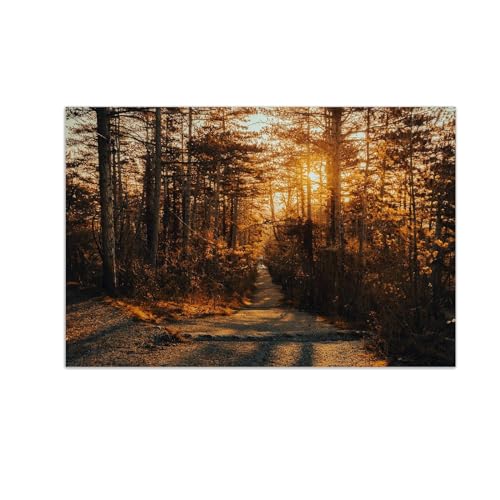 Affiches-paysage impression de nature bois deco murale 30x45