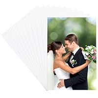 craspire 20 stücke Sublimations Metallfotorohlinge 5.9 x 3.9'' 0.5mm Dicke Aluminium Bildschildplatte Weiße Wärmeübertragung Aluminiumrohlinge DIY Druckwand Raumdekor Posterrahmen Handwerk