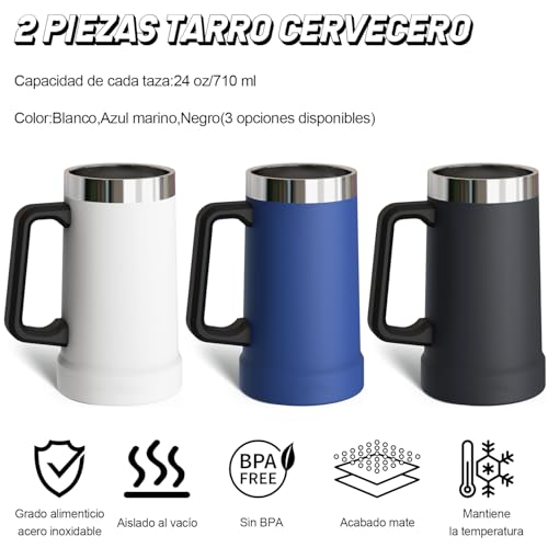 Opiniones y reviews de Tarro de cerveza blanco y negro los mejores 5. 6 Imagen adicional
