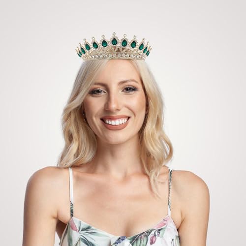 Tiara de novia y pendientes Hemobllo conjunto para regalo de bodas 6