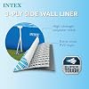 INTEX Rectangular Frame 14 ft 9 in x 7 ft 3 in x 33 in Above Ground Pool, Swimming Pool with Steel Frame and 530 GPH Cartridge Filter Pump