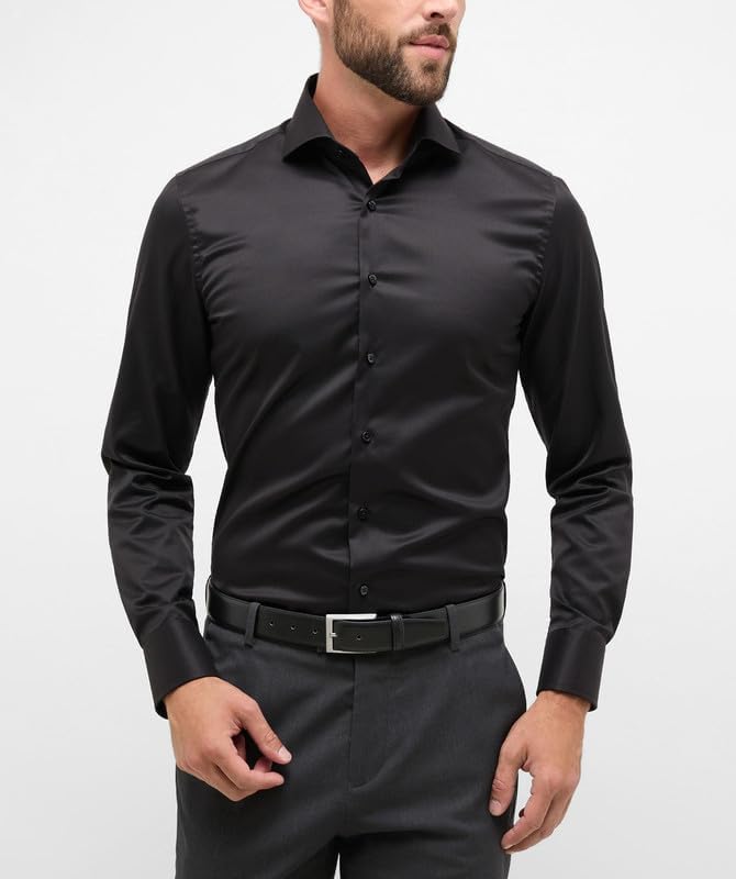 EOUOSS Men's Dress Shirts Formal Slim Fit Stretch Long Sleeve Button Down Shirt for Men Wrinkle Free Collar Business Shirts - Image 2