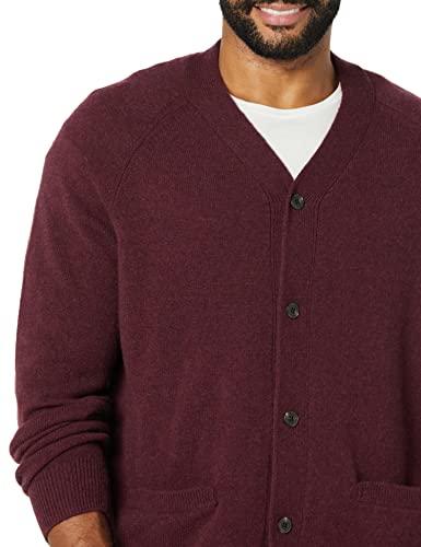 Image of Amazon Essentials Men's Lambs Wool V-Neck Cardigan Sweater with Pockets (Previously Goodthreads)